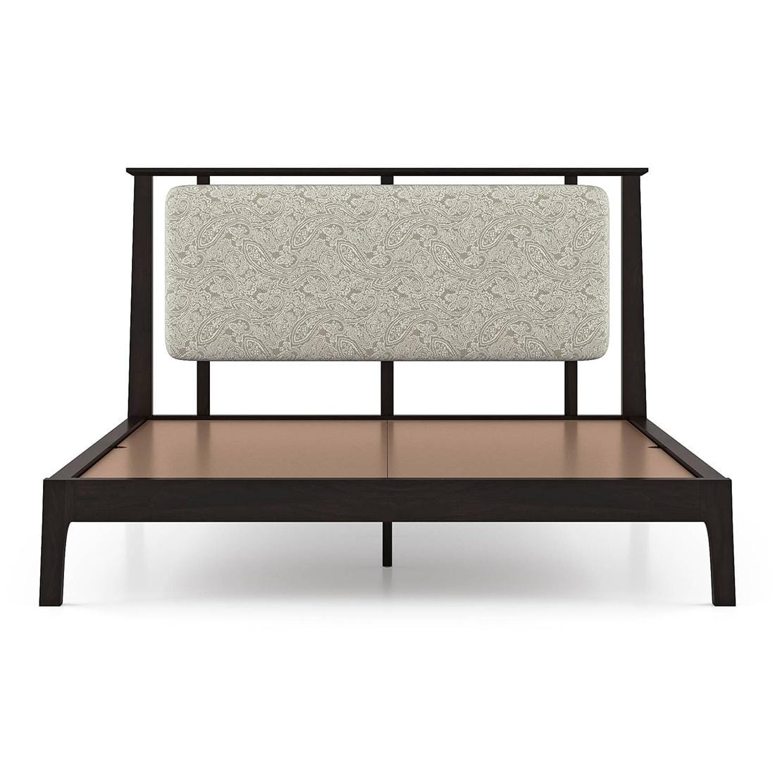 Satori Solid Wood Queen Size Bed In American Walnut Finish