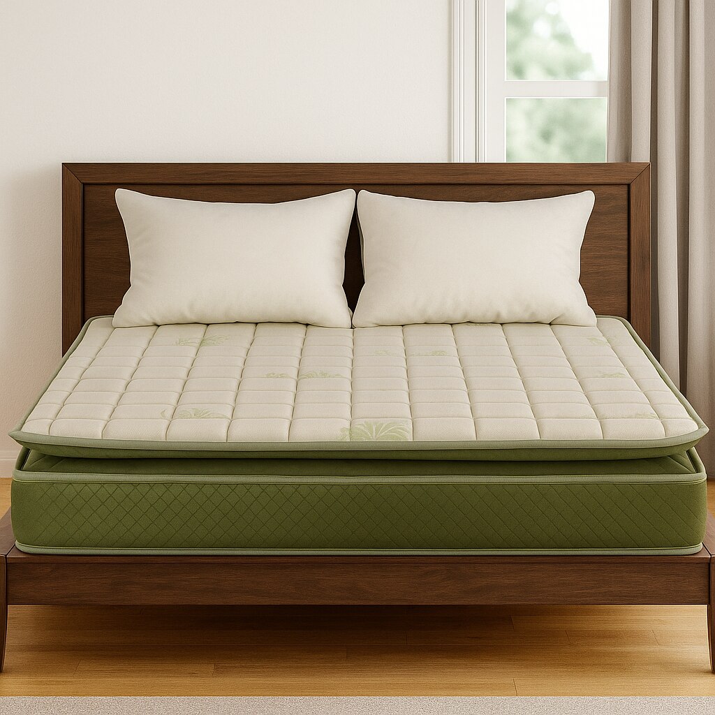 Repose Extrordino Special Edition Macro-Top Luxury Pocketed Spring with Copper infused Memory Foam Mattress (L x W: 78 inch x 72 inch, Thickness 6 Inches )