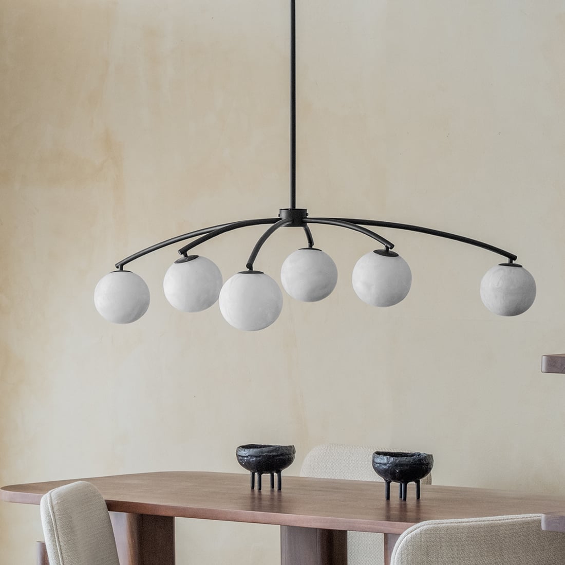 Eos Handcrafted  Chandelier - Orange Tree