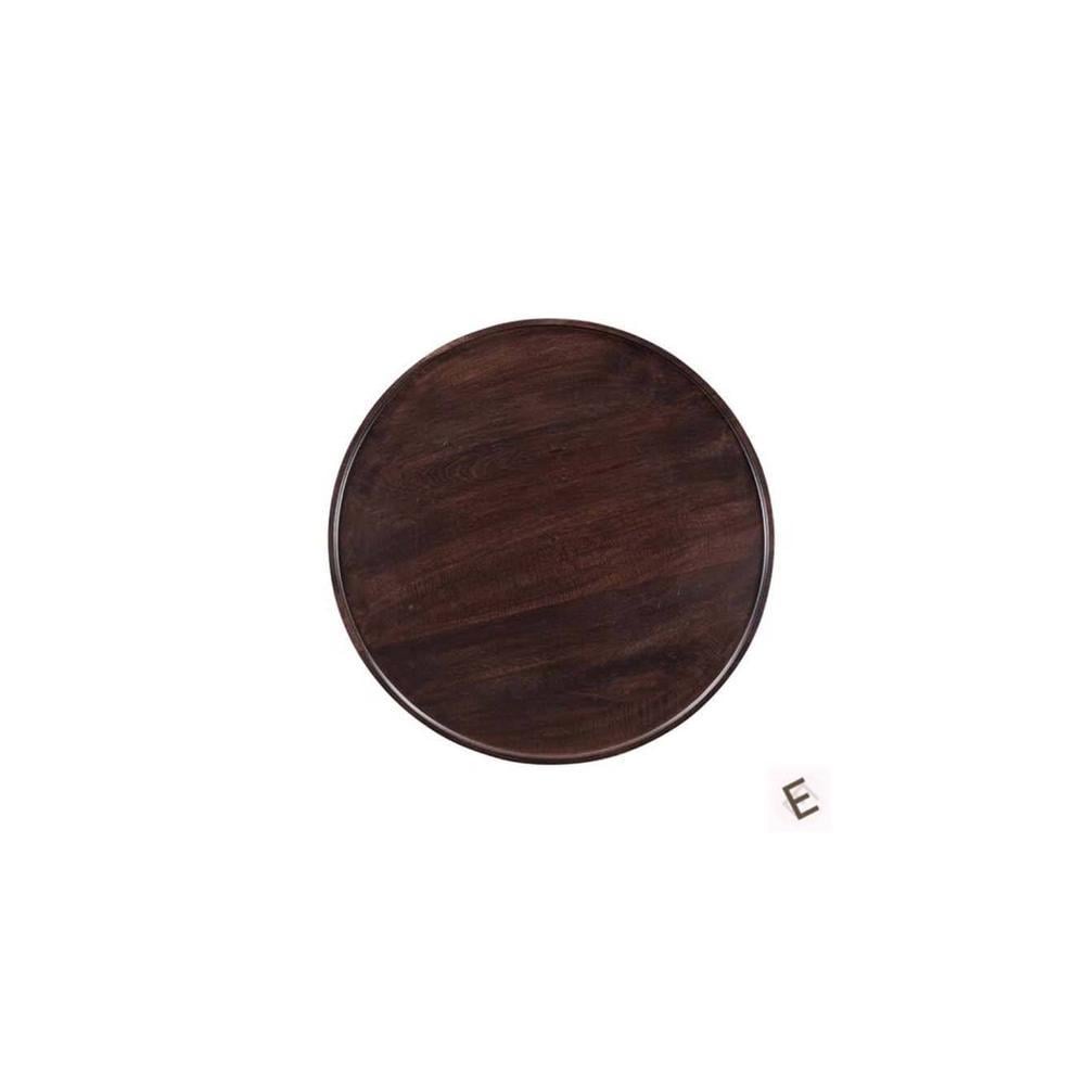 Rossoi Series Coffee Table In Matte Finish Dark Walnut Polish