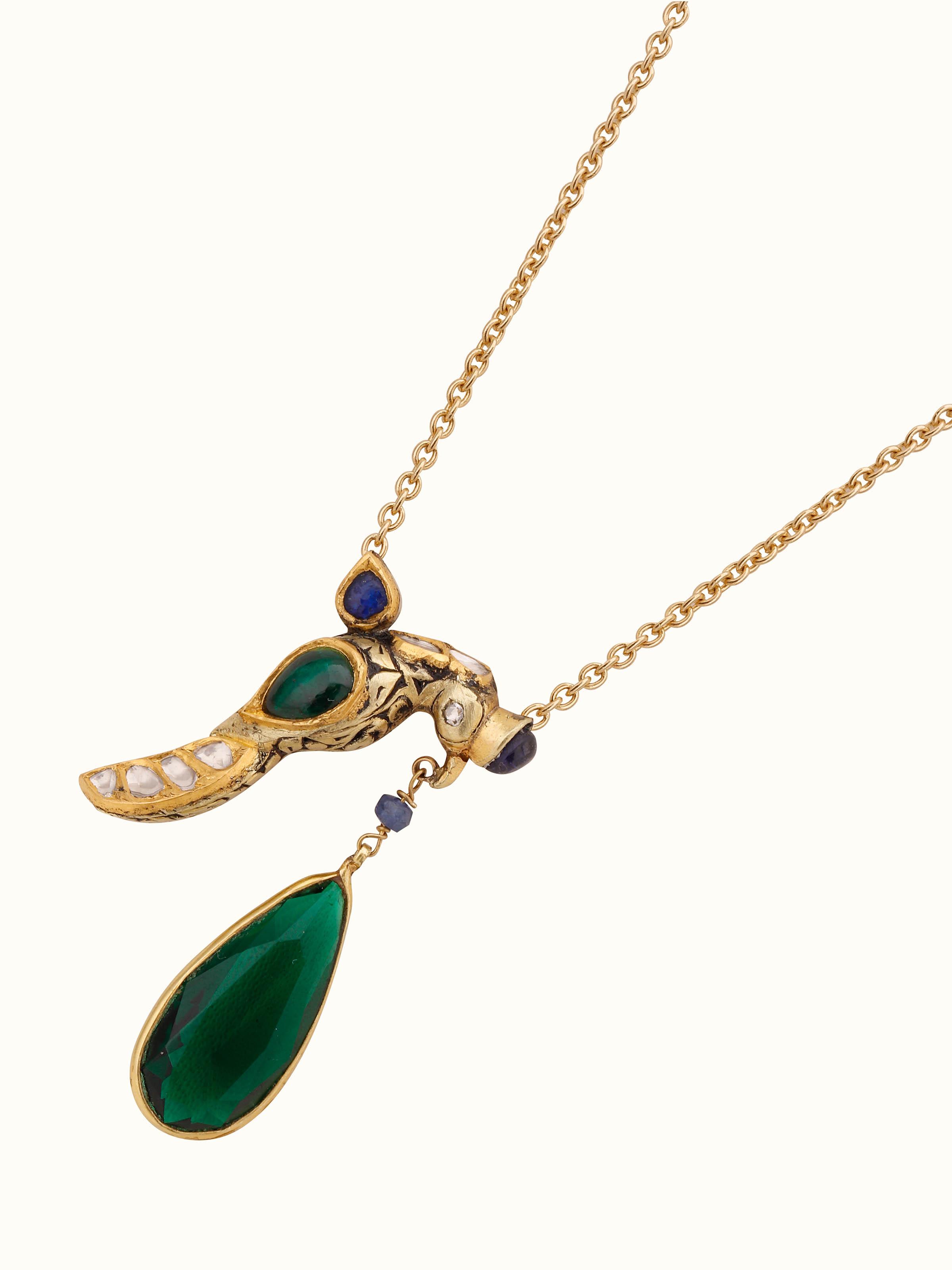 Partash 18 Karat Gold Pendant & Chain