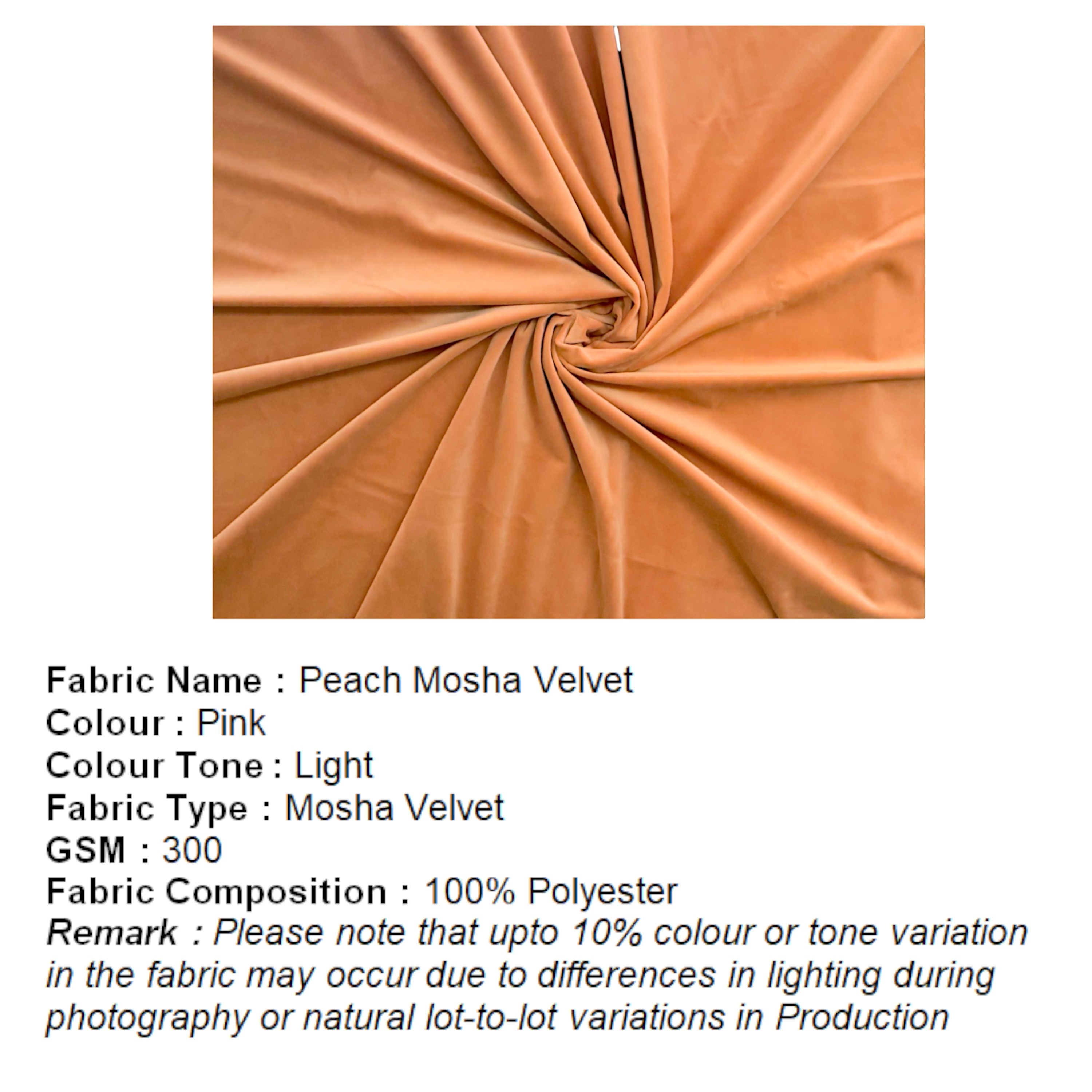 Rosslyn Sheesham Wood  Dining Chair in Peach Velvet Upholstery