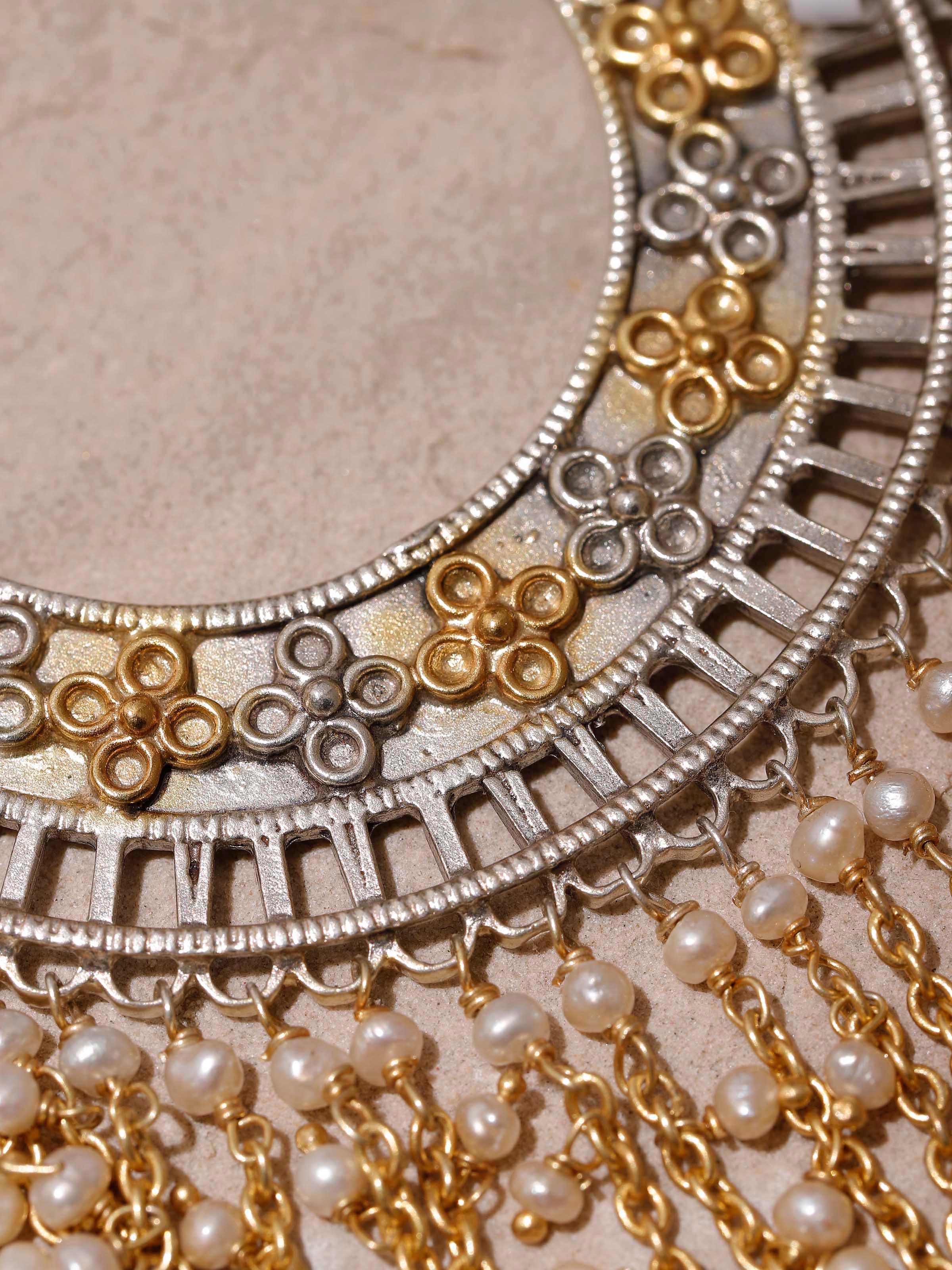 Silver Smithing Long Necklace