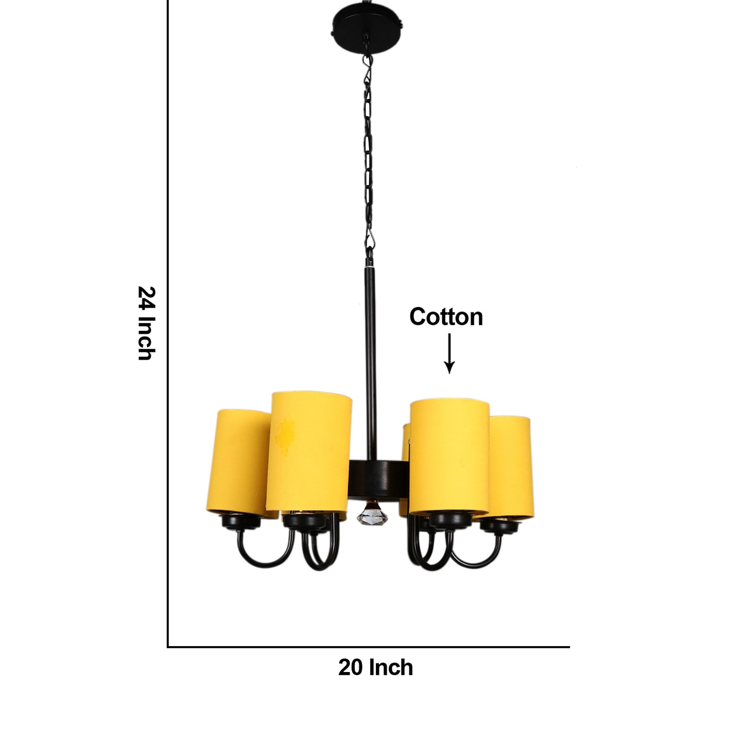 Devansh Steel Wall Mounted Lamp With Beige Jute Shade