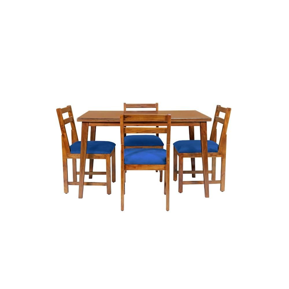 buddy solid wood  4 seater Dining table in  Provincial Teak