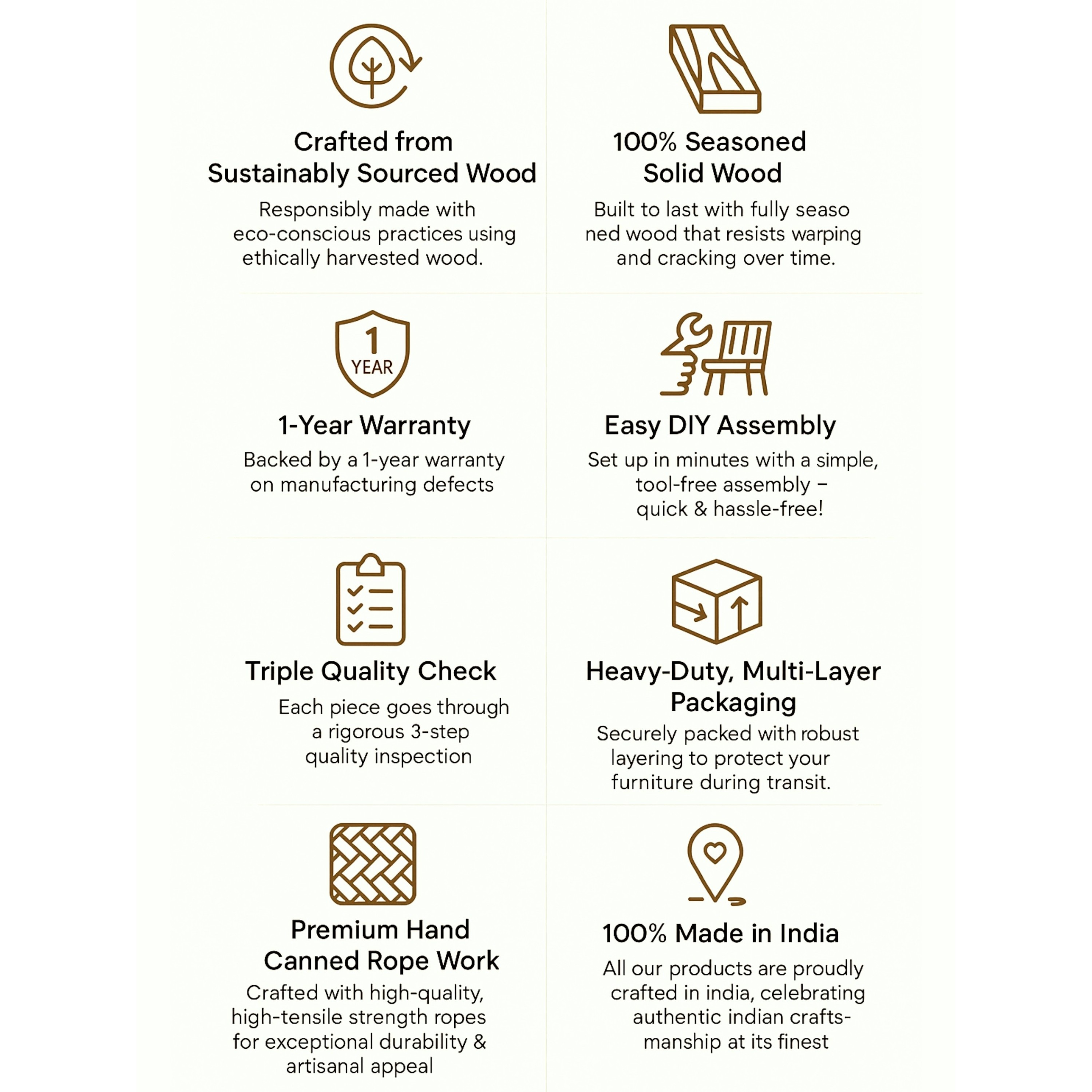 Riaza Sheesham Wood Vintage Set of 2 Stools in Multicolour Chindi & Yellow Rope Canning