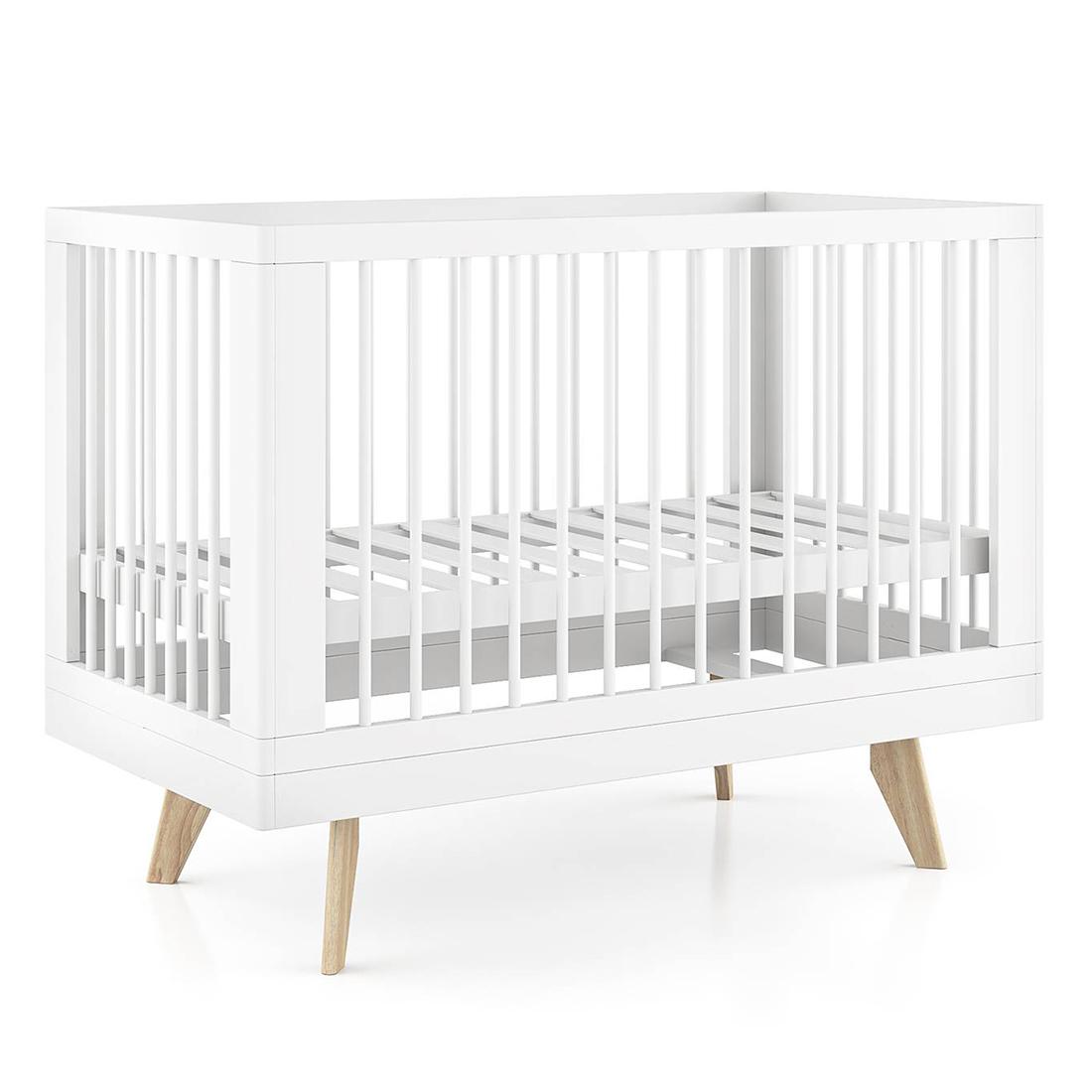 Koster Solid Wood Crib in White Colour