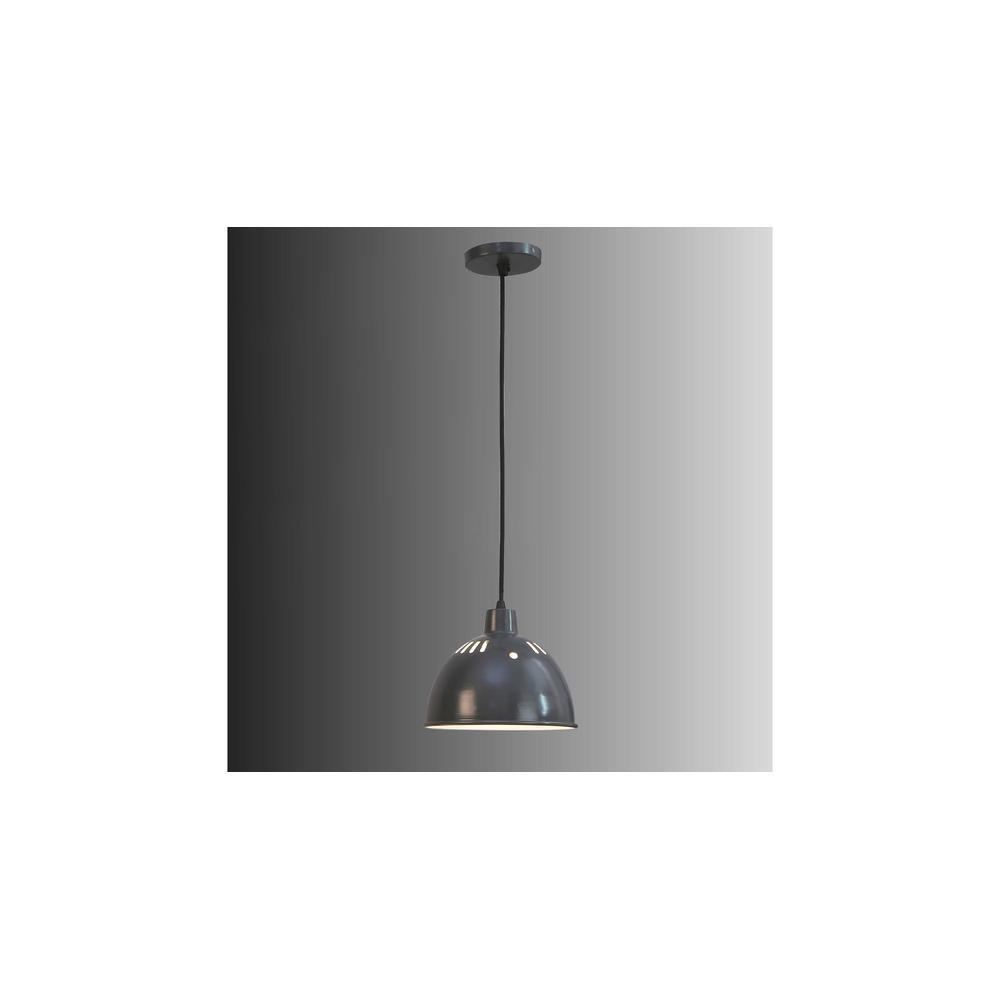 White Grey Metal Hanging Light