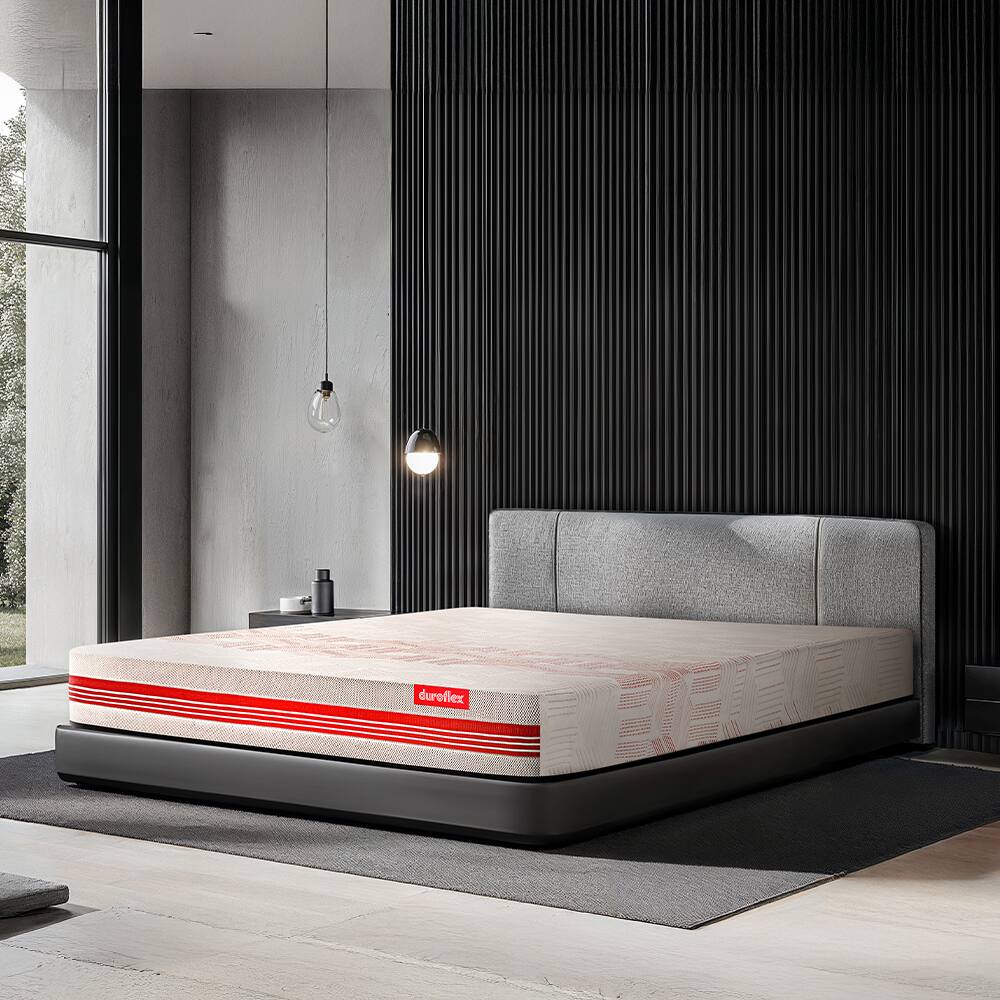 Quboid 3 Zoned NRG Layer Medium Firm Qube Cell Mattress with Zero Motion Transfer (78 x 72 in, 10 Inches) - Duroflex