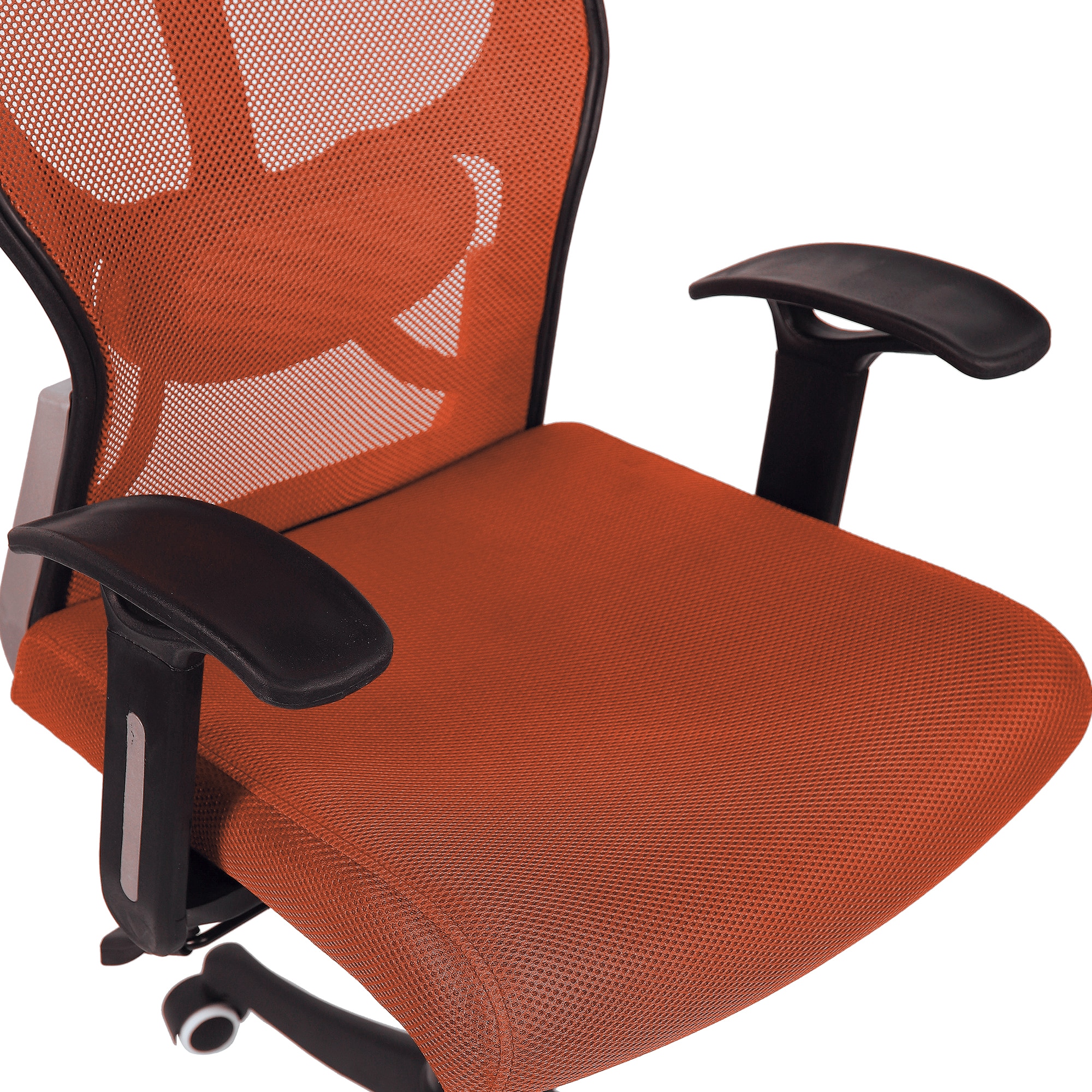 Reaii Mid Back Ergonomic Chair in Orange Colour