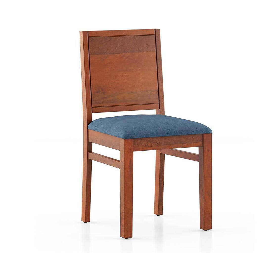 Atlas Crest Storage Solid Wood 6 Seater Dining Table With Atlas Dining Chairs Set