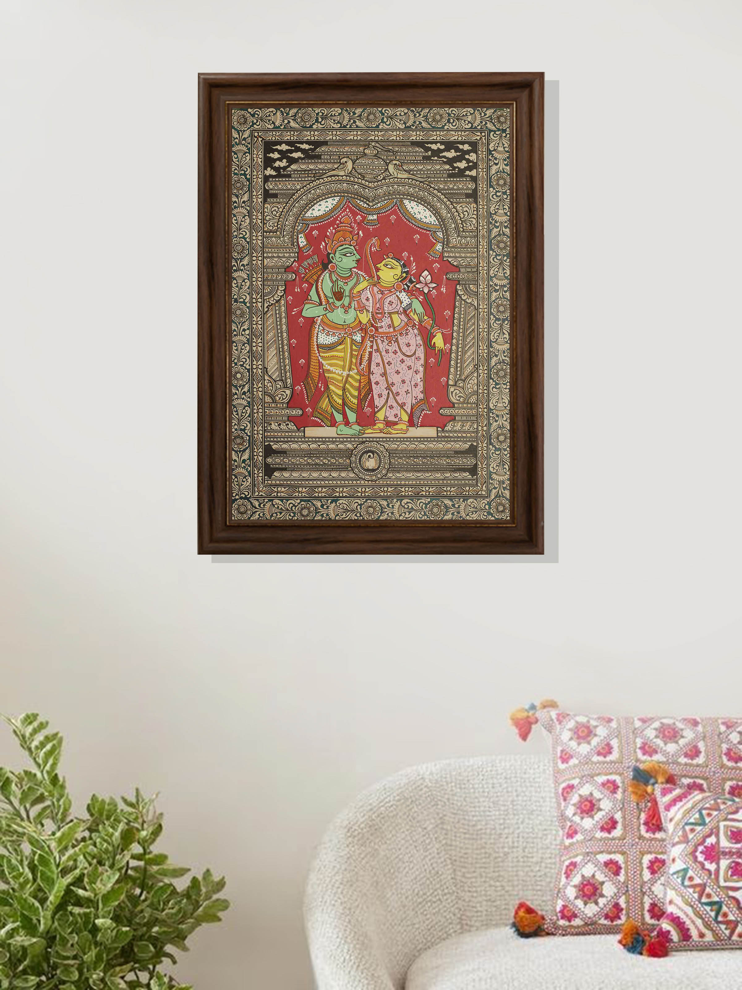 Radha Krishna Patachitra Painting