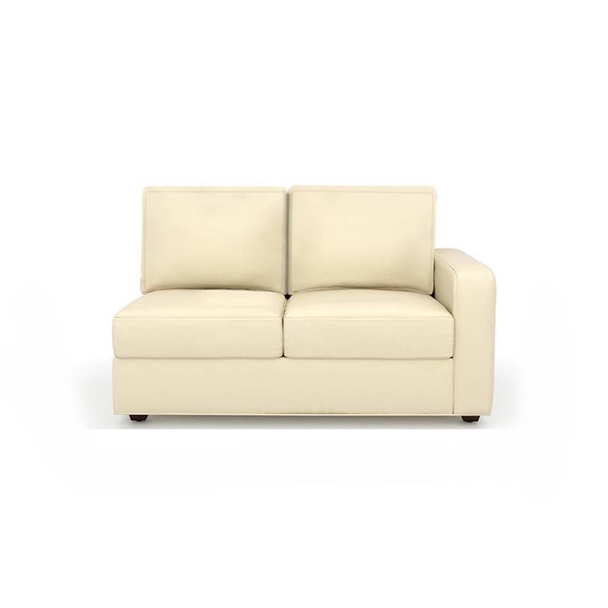 Apollo Compact Sofa (Colour : Cream, Cushion : Soft, Seating Capacity : Left Aligned 2 Seater + Left Aligned Chaise)