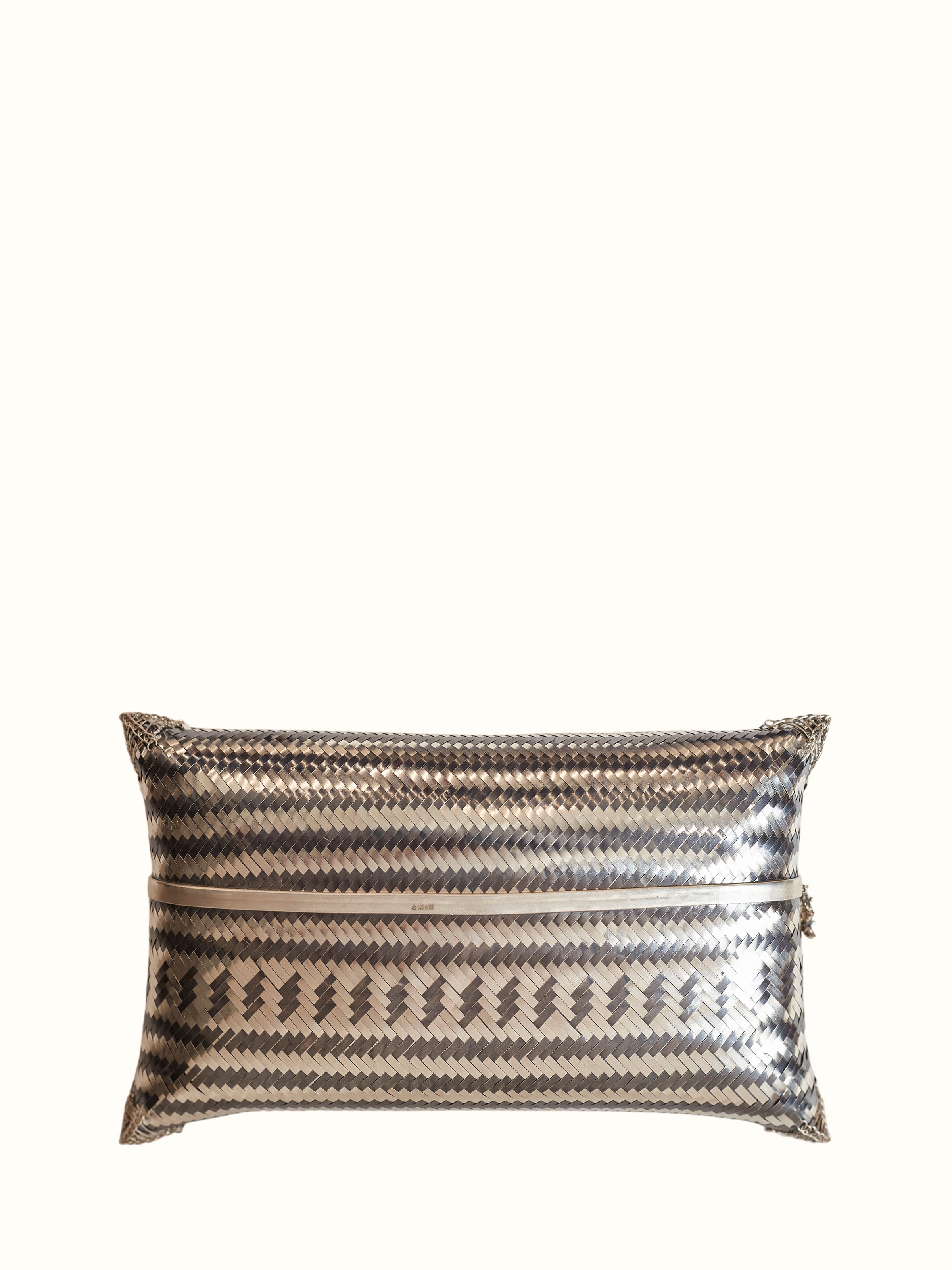 Back view of Silver Smithing Clutch