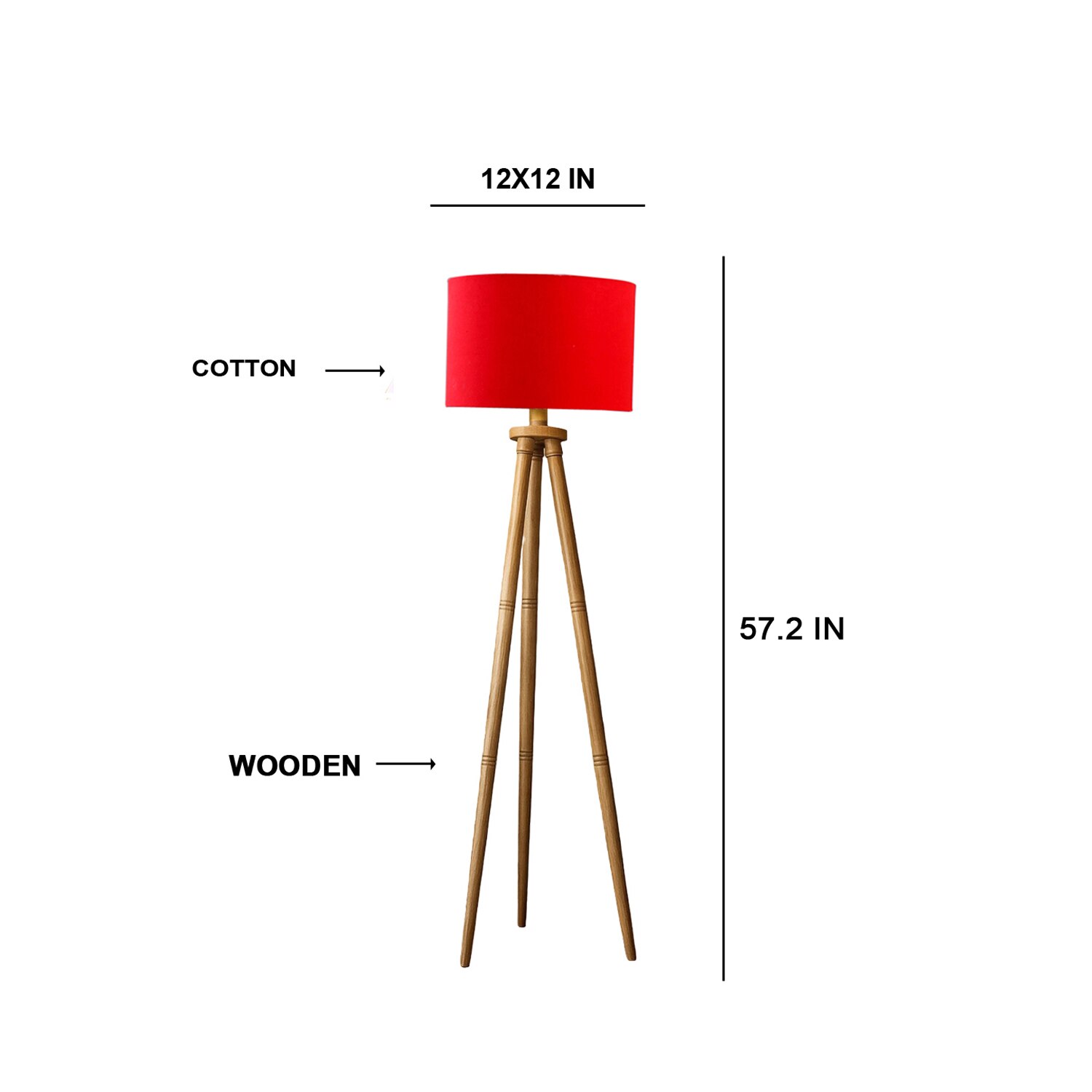 Devansh Tripod Floor Lamp