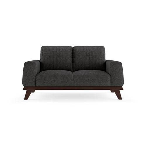 Granada Essential 2 Seater Fabric Sofa in Steel Colour