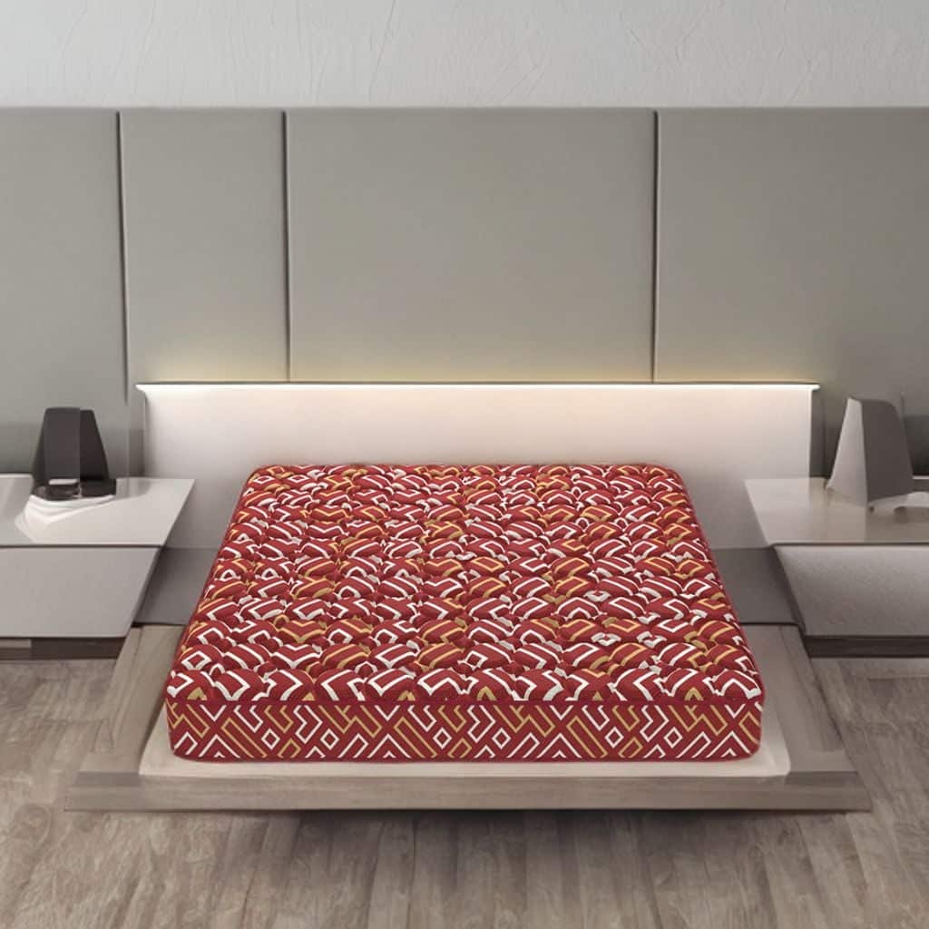 Prism Essential With NIVF Technology 4 Inch Single Size High Density (HD) Foam Mattress (84X36 Inches), SoftRelax Mattress PU Foam with Quilted Fabric Double-Sided Usable
