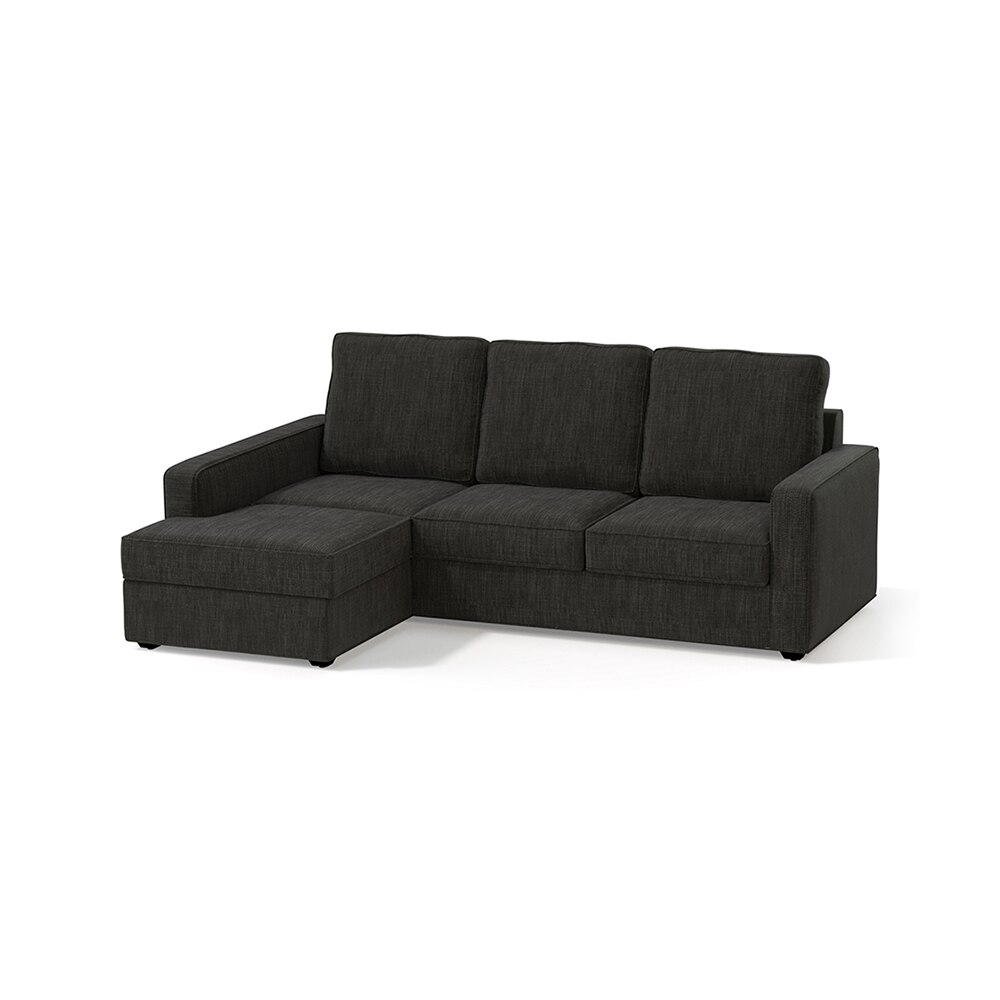 Apollo Sofa (Colour : Graphite Grey, Cushion : Soft, Back Type : High Back, Seating Capacity : Left Aligned 2 Seater + Left Aligned Chaise)