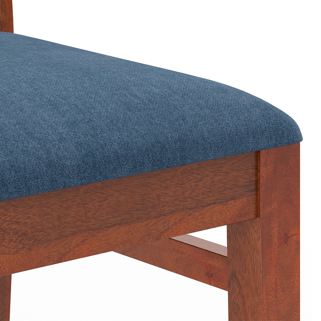 Atlas Crest Storage Solid Wood 4 Seater Dining Table With Atlas Dining Chairs Set