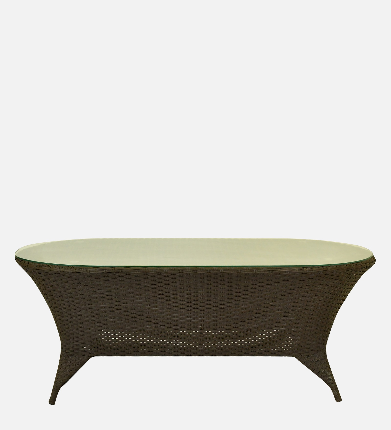 Paris 3+1+1 Seater Wicker Sofa Set in Brown Colour