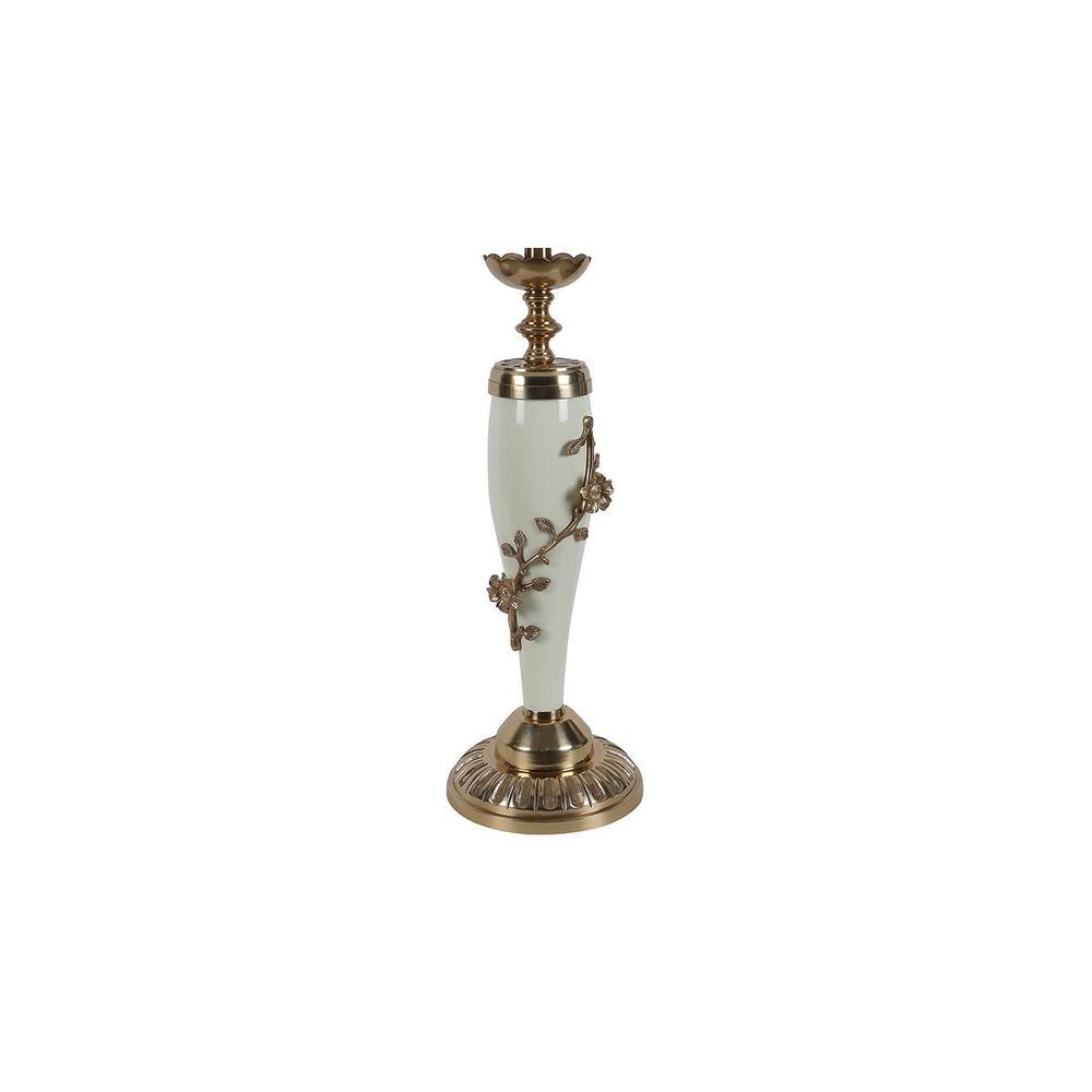 Alf White Cotton Shade Table Lamp