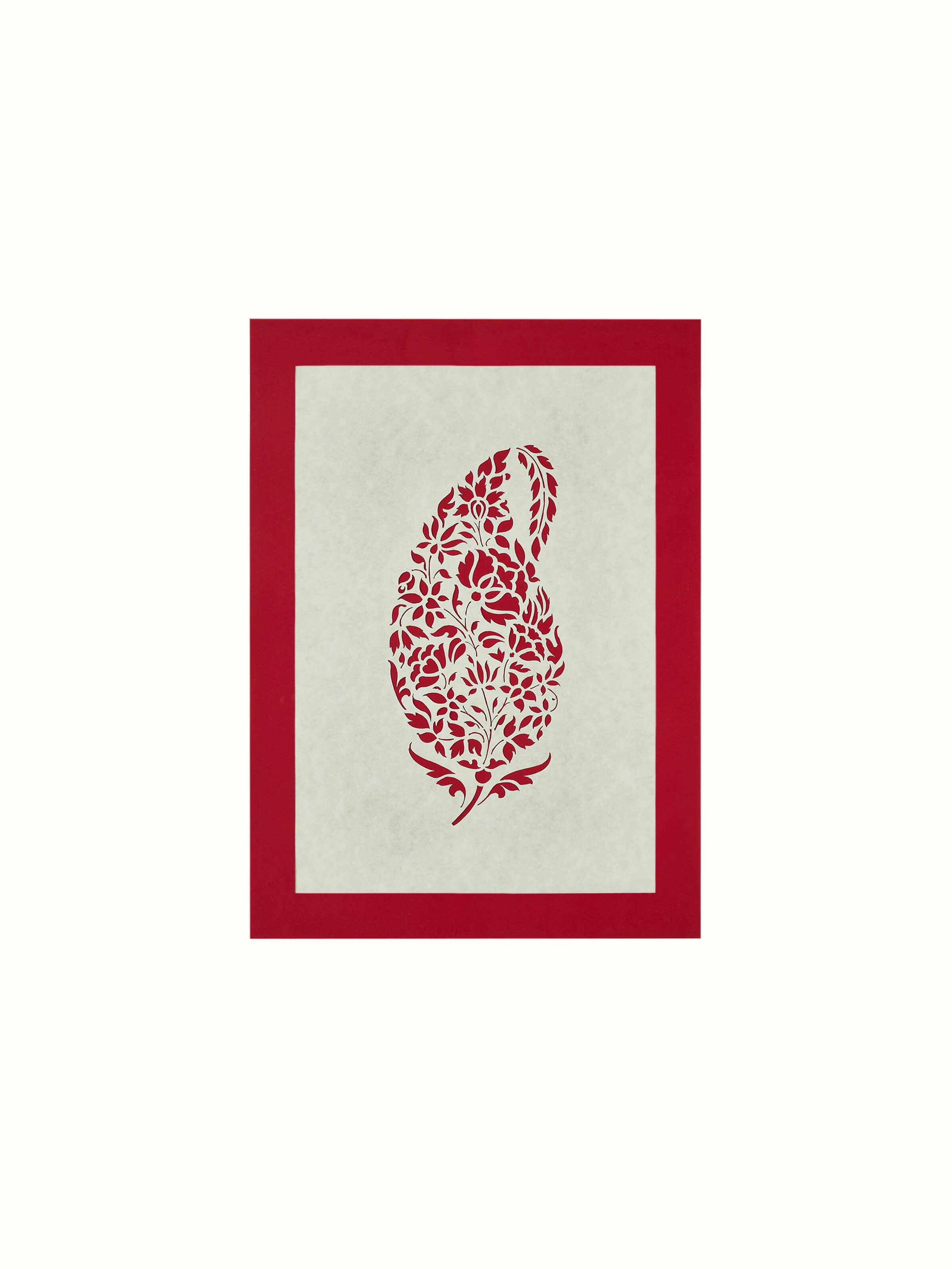 Sanjhi Paper Stencil Kairi Wall Art | Swadesh Online