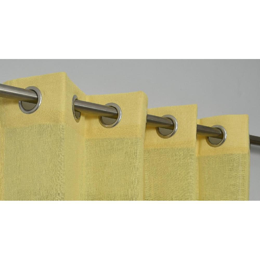 linen net Pack of 2 Sheer Door  Curtains.