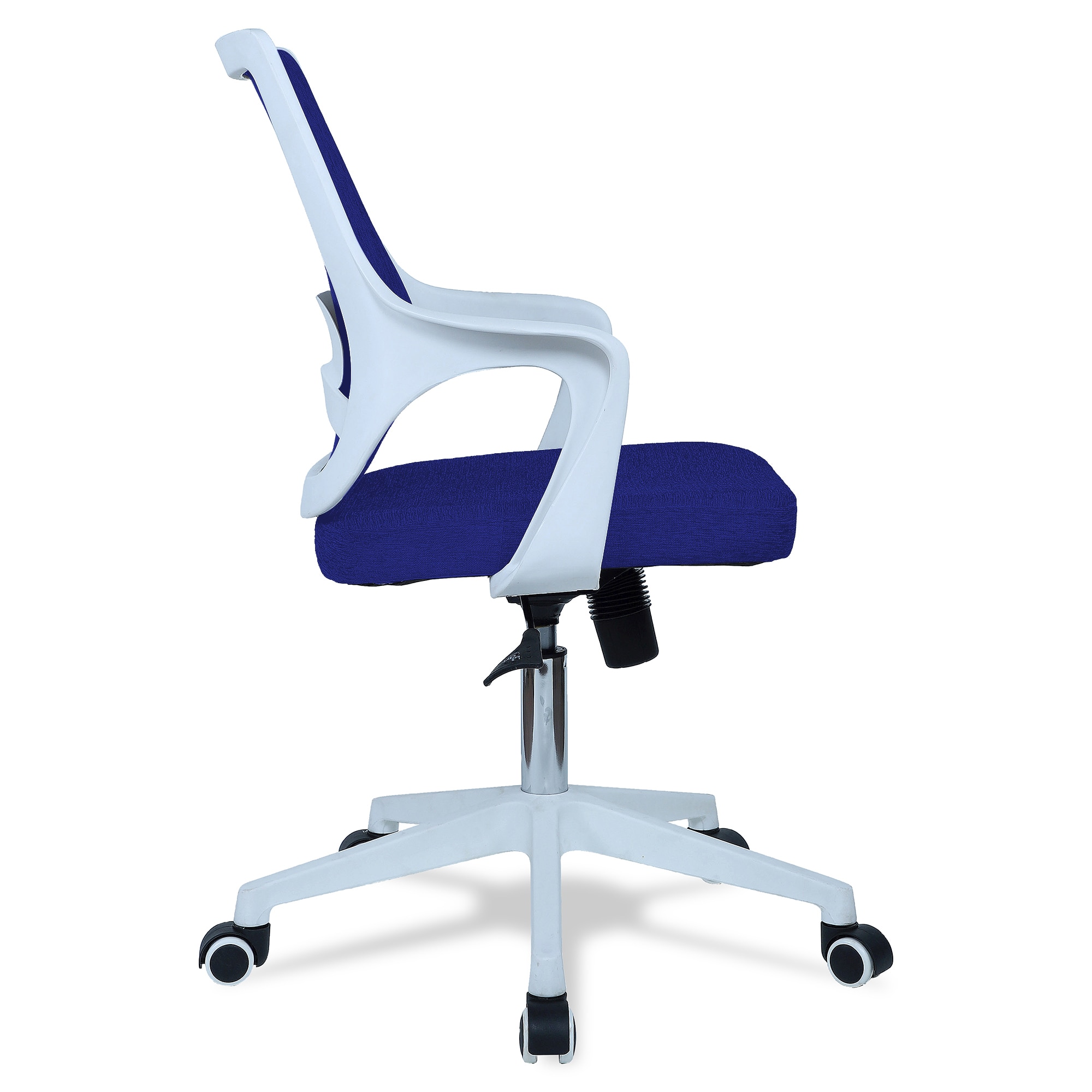 Mearveal Mid Back Ergonomic Chair in Blue Colour