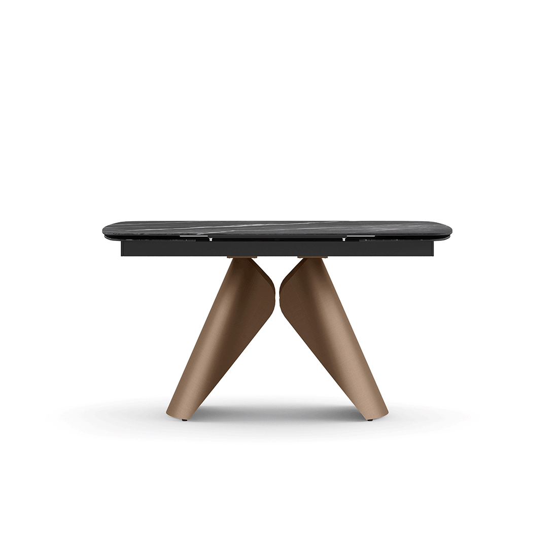 Aeris Ceramic 4 To 6 Seater Extendable Dining Table With Casey Dining Chair