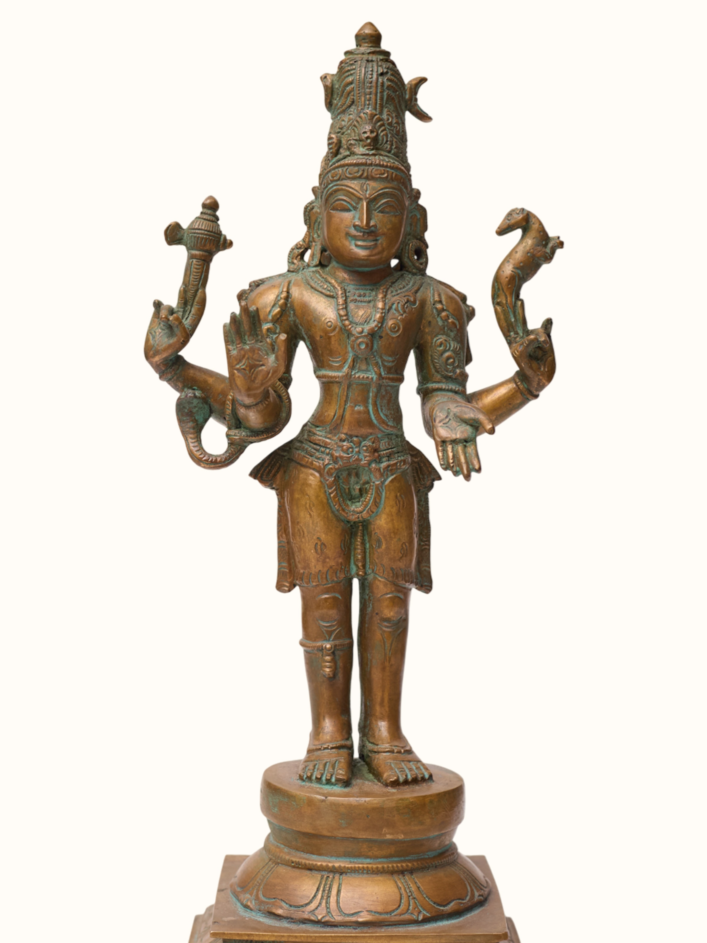 Bronze Cast Shiva Idol