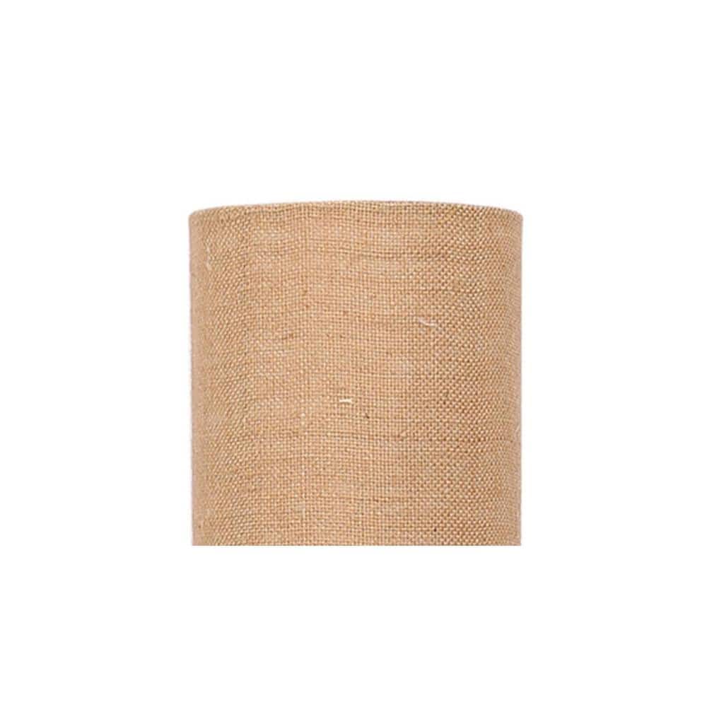 Charissa Beige Cotton Shade Floor Lamp