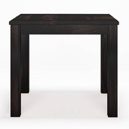 Arabia Solid Wood 4 Seater Storage Dining Table In Mahogany Finish