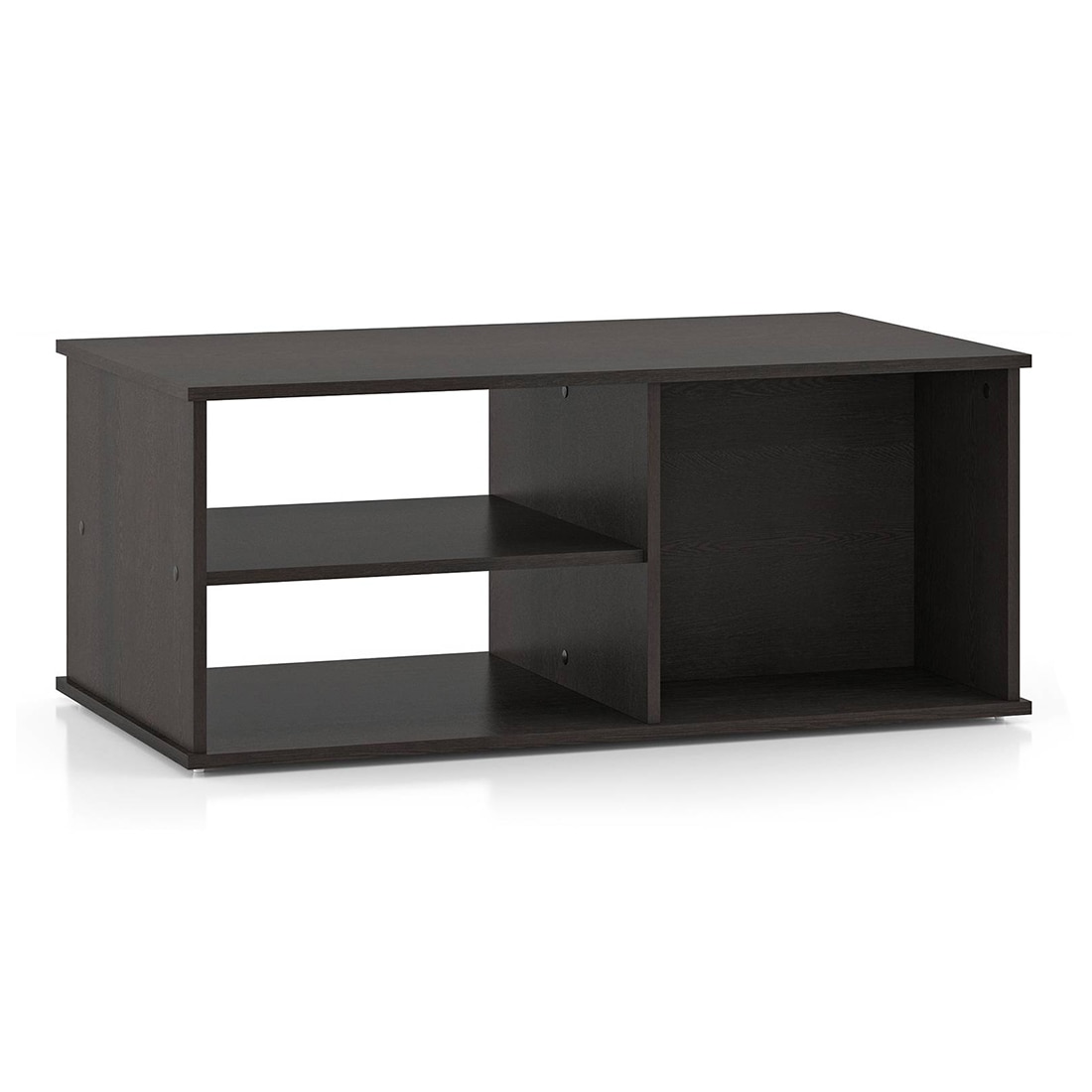 Liam Rectangular Engineered Wood Coffee Table In Dark Wenge Finish