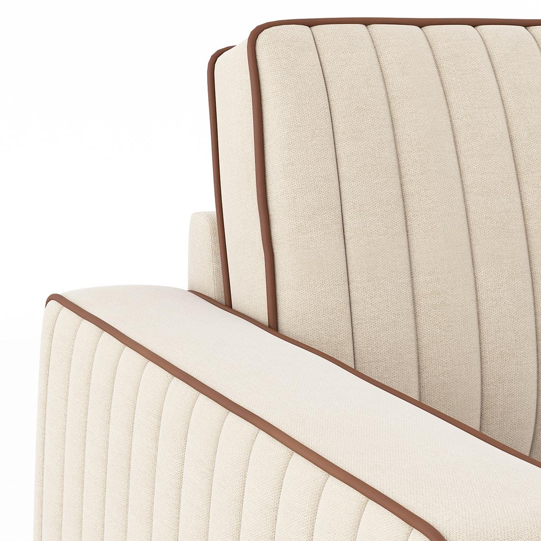 Apollo Neo Sofa (Colour : Classic Beige, Seating Capacity : 3 Seater, Cushion Type : Hard, Back Height : Regular Back)