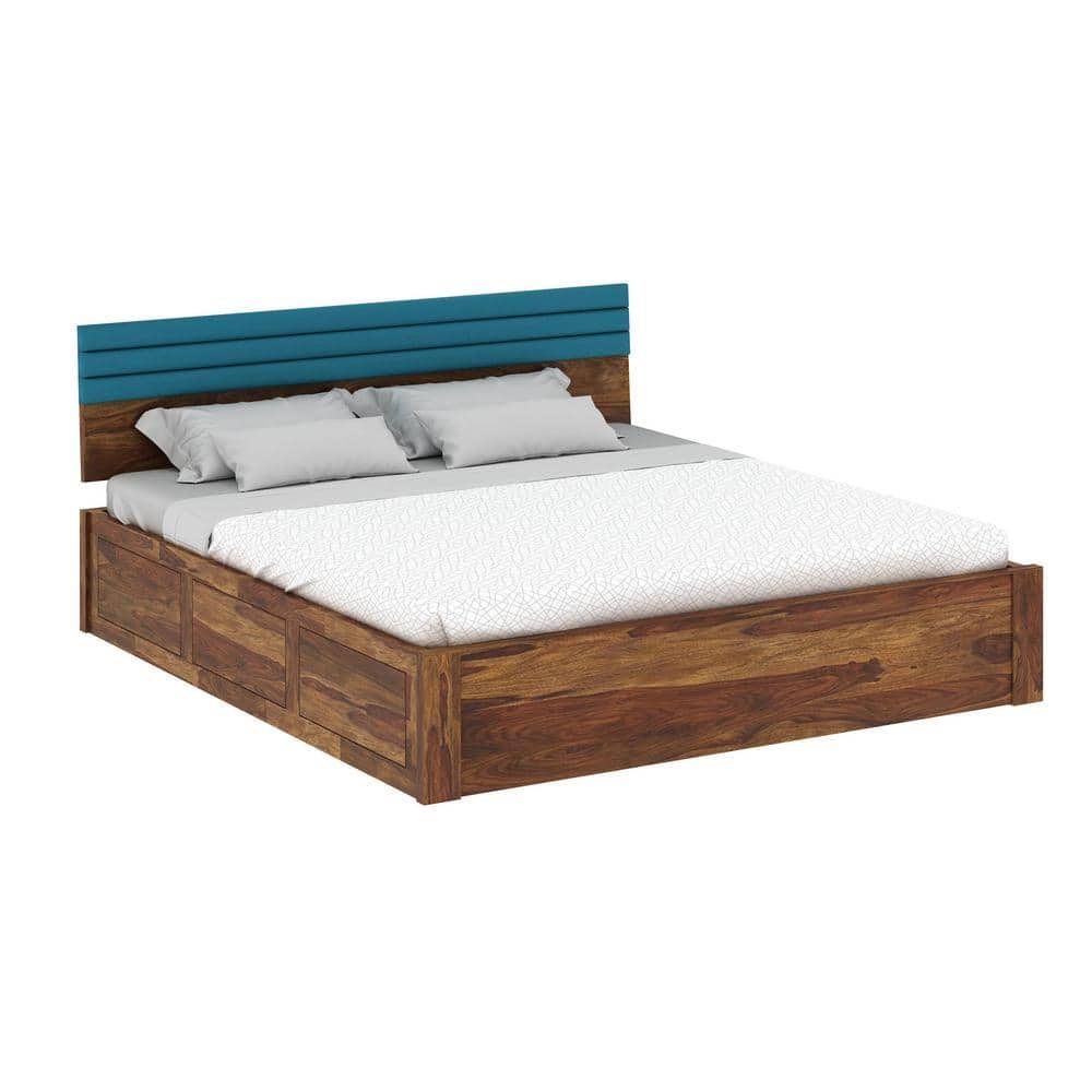 Woodland Retreat Solid Wood King Size Box Storage Bed