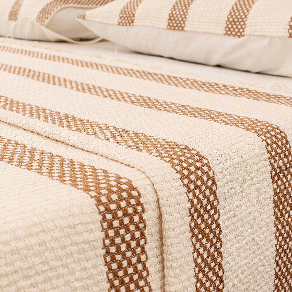 Shivalik 1 Double Bedcover with Brown colour