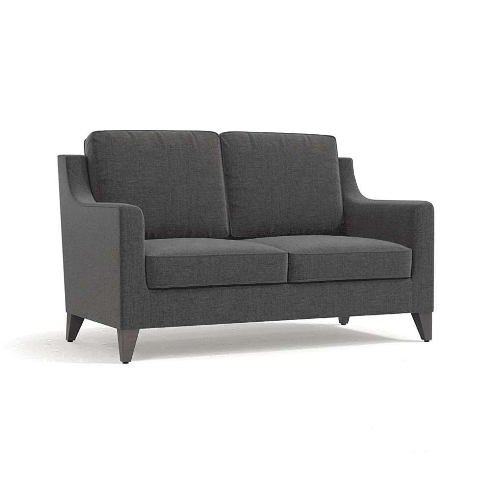 Abbey 2 Seater Fabric Sofa in Steel Colour
