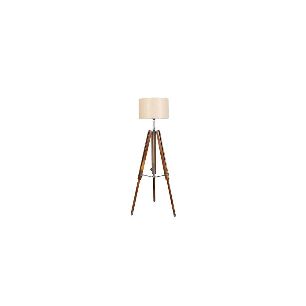 Irwin Beige Jute Shade Floor Lamp