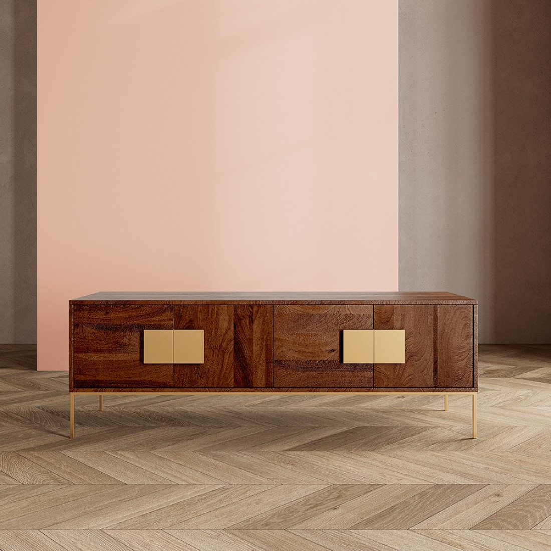 Banner TV Large Brown