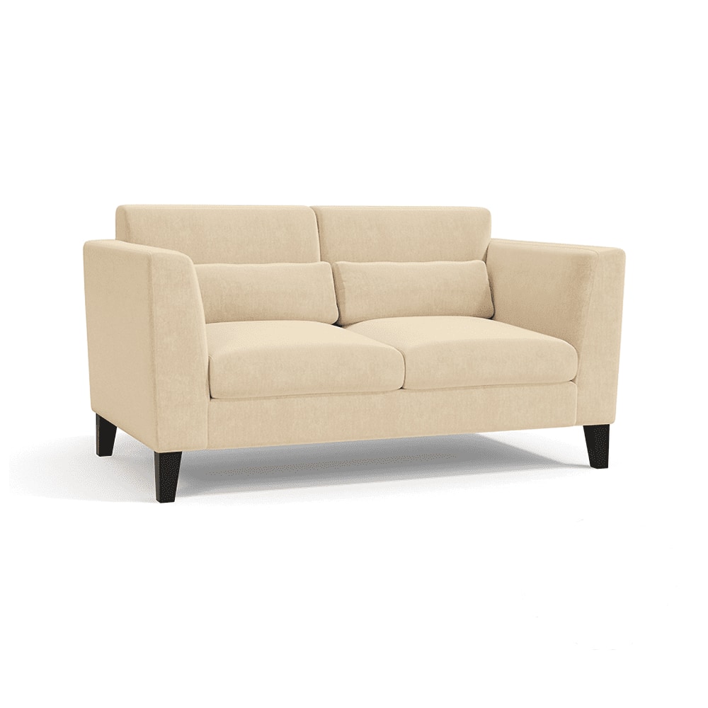 Lewis 2 Seater Fabric Sofa in Birch Beige Colour