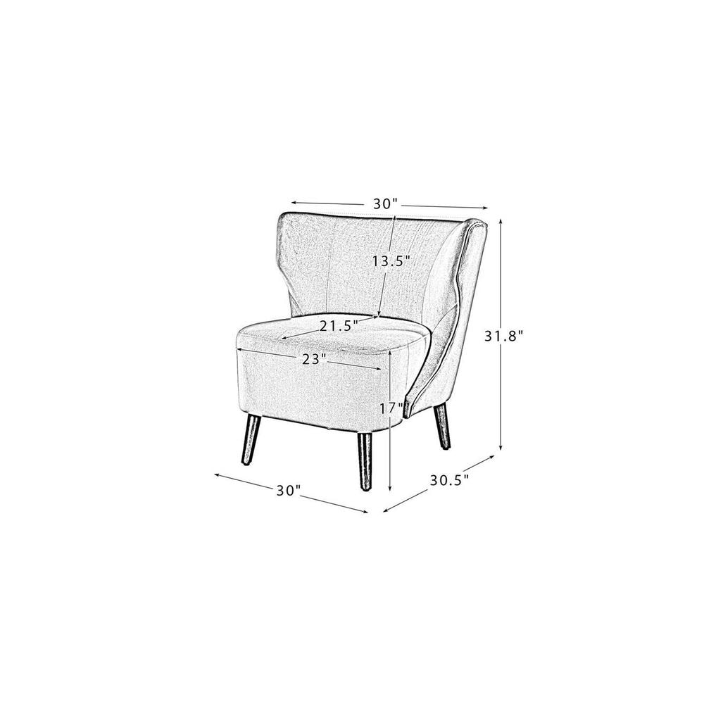 Torren Accent Chair in Yellow Colour