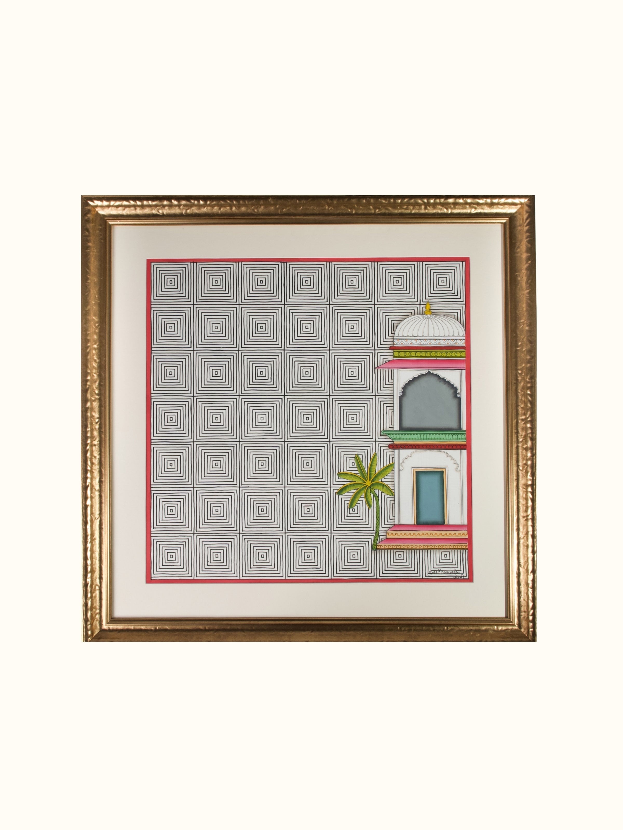 Canopy Geometric Illusion Pichwai Painting