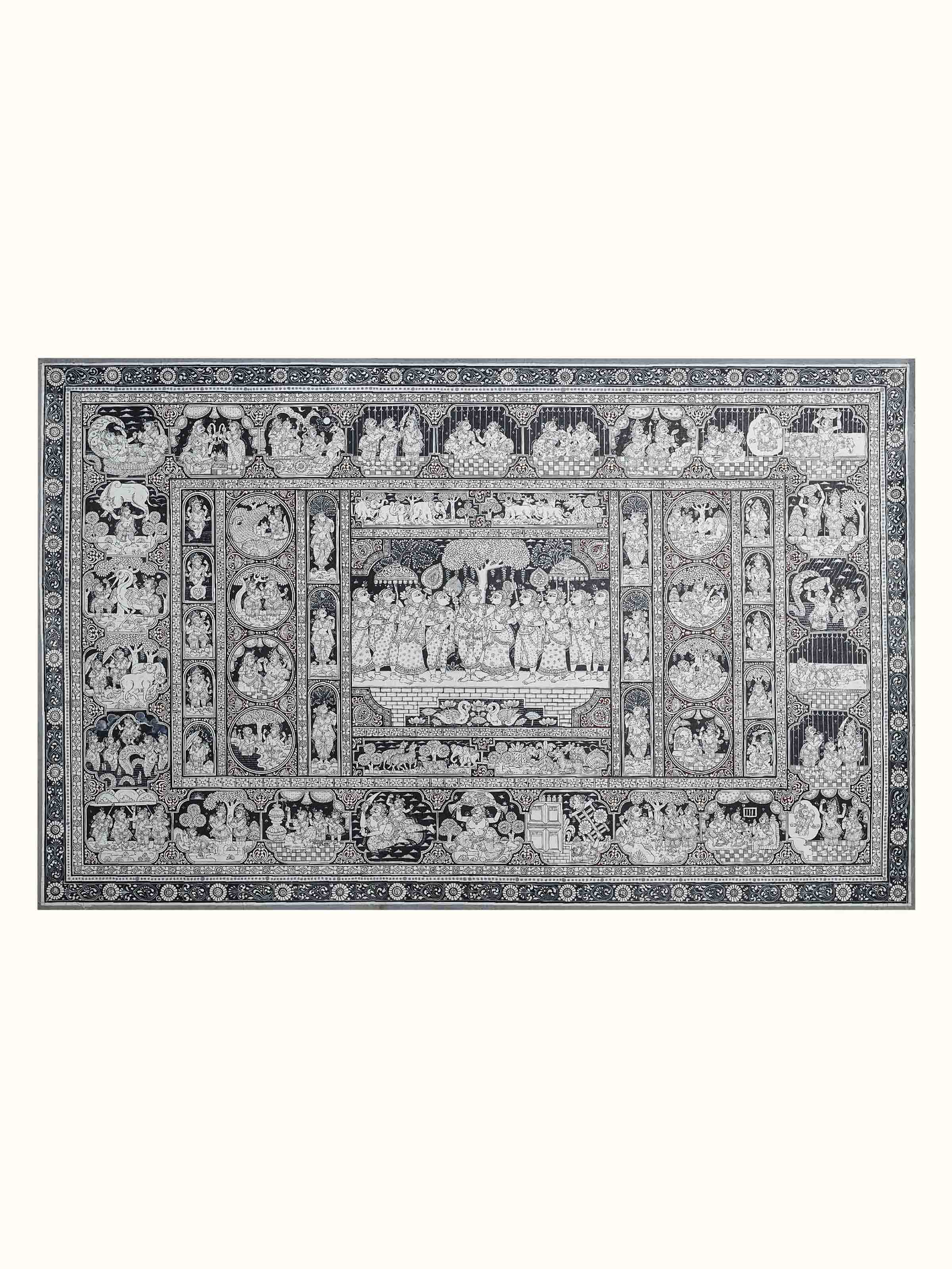 Krishna Story Patachitra Painting