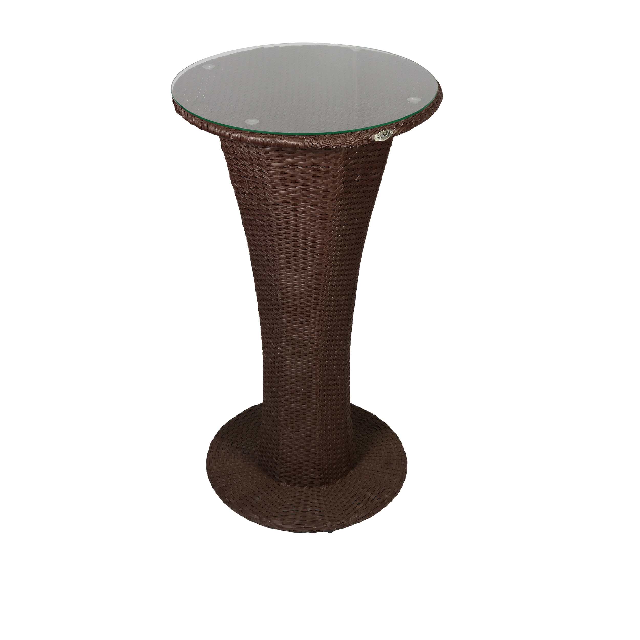 Colac  Wicker Chair In Brown Finish