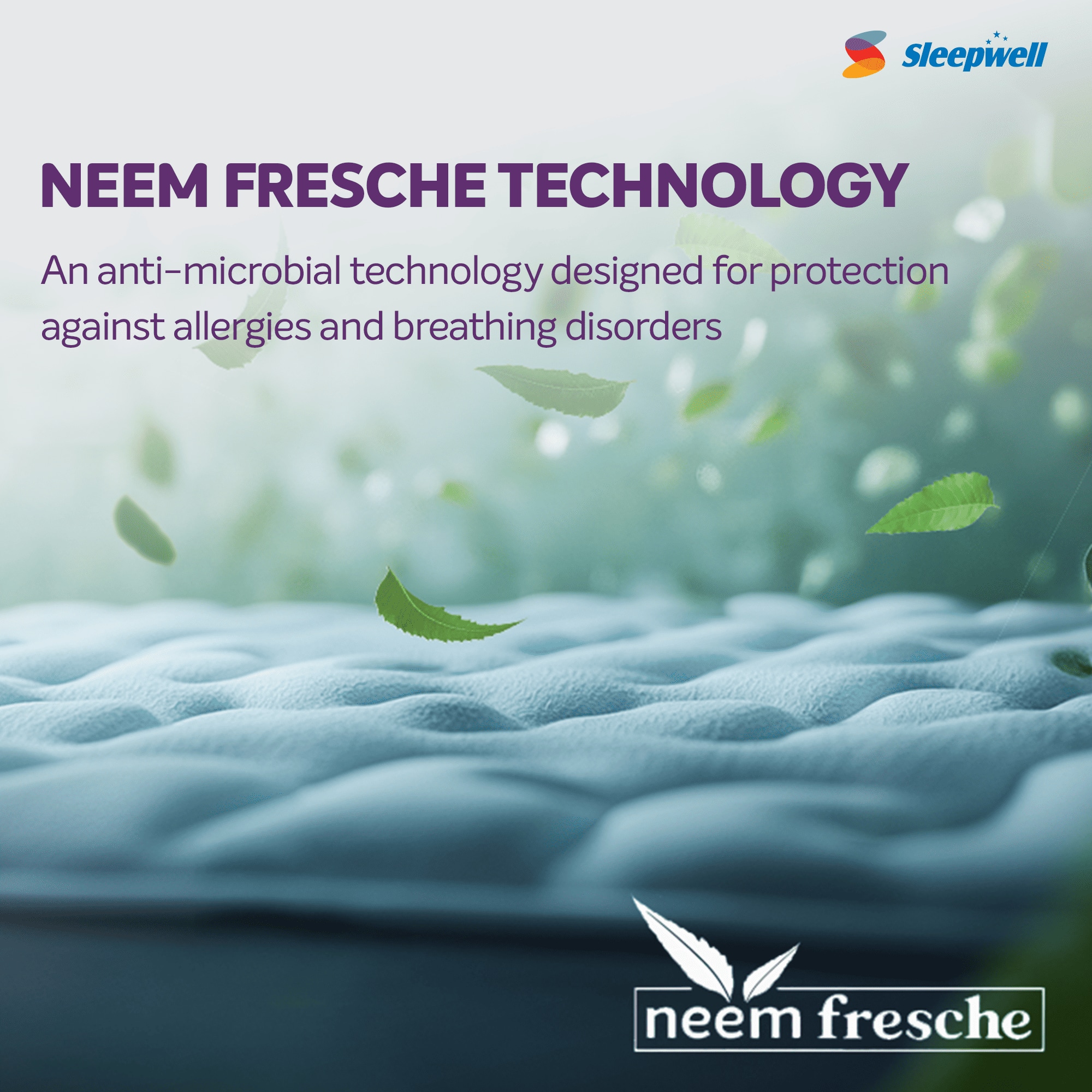 Sleepwell Orthopedic, Anti Microbial, Medium Firm Support 6 inch Single Memory Foam Mattress (L x W: 78 inch x 30 inch)