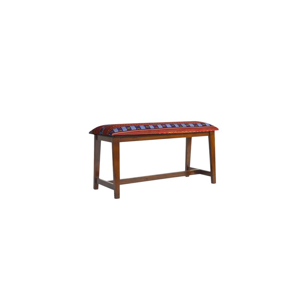 Galene Solid Wood Bench In Provincial Teak Finish