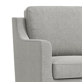 Abbey Sofa Set (Colour : Vapour Grey, Cushion : Soft, Seater : 3+2+1)