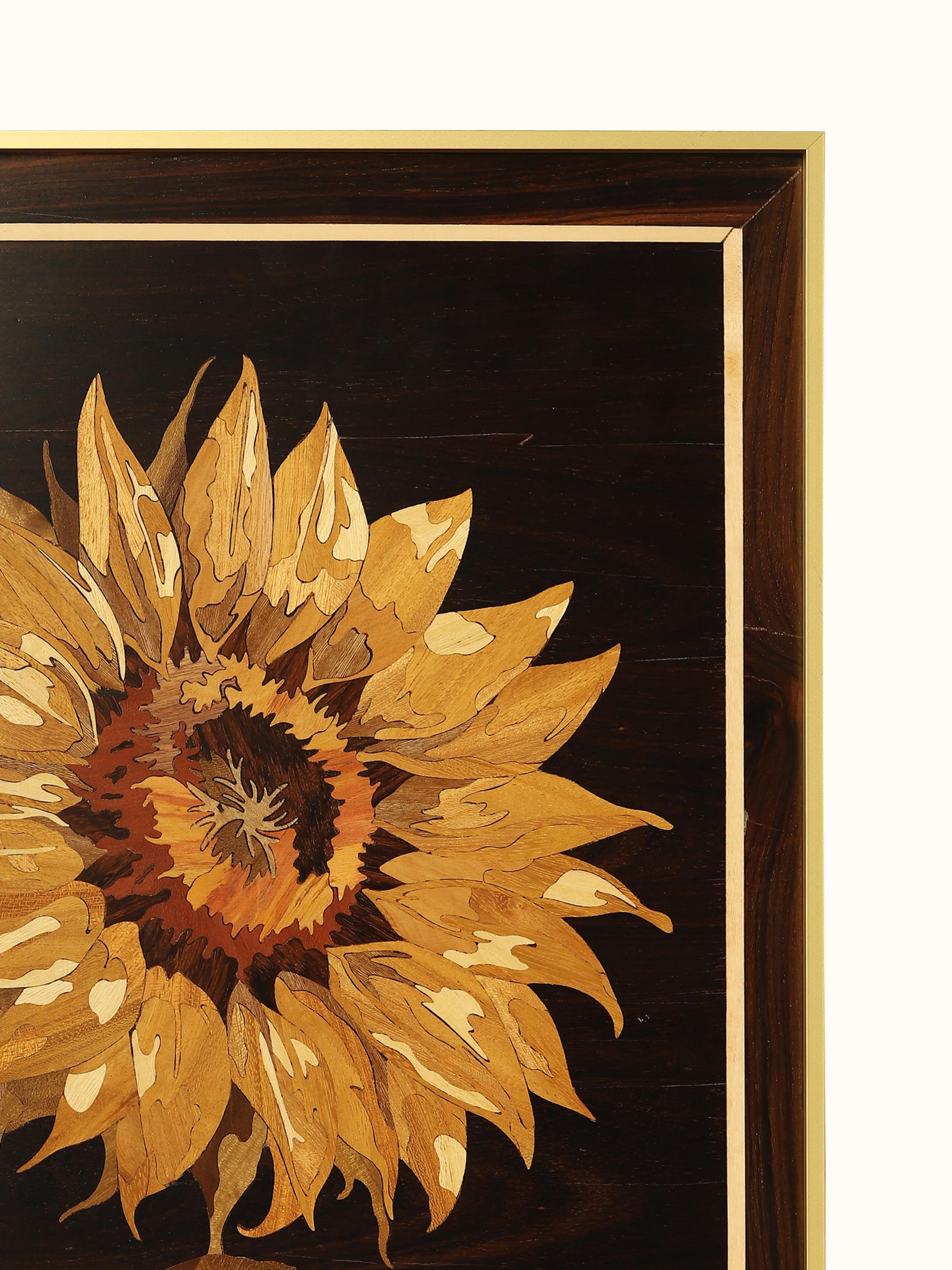 Flower Mysore Rosewood Inlay