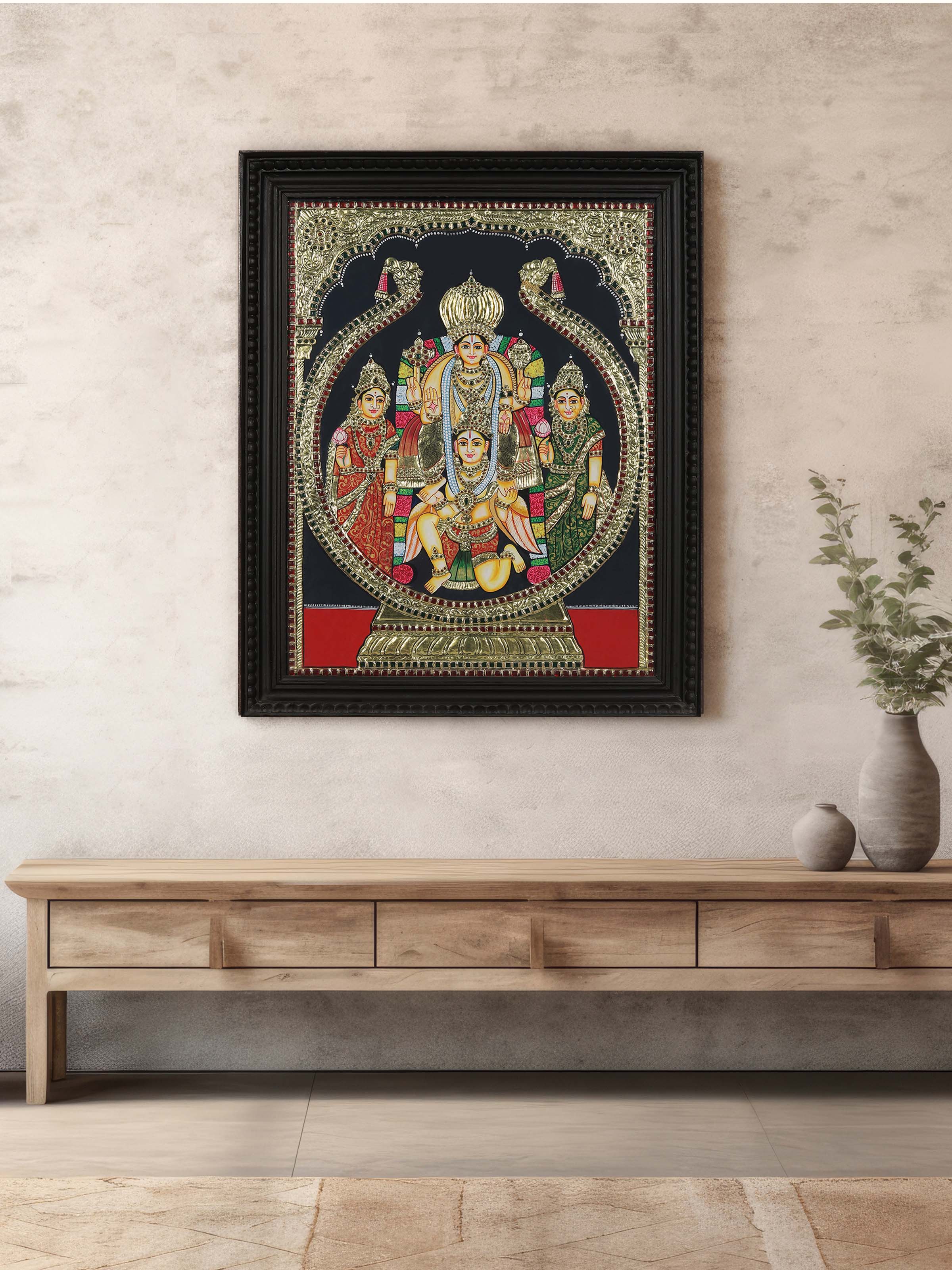 Perumal Thanjavur Painting