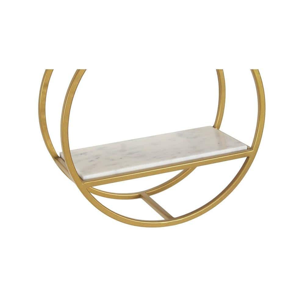 Claymint metal wall shelf